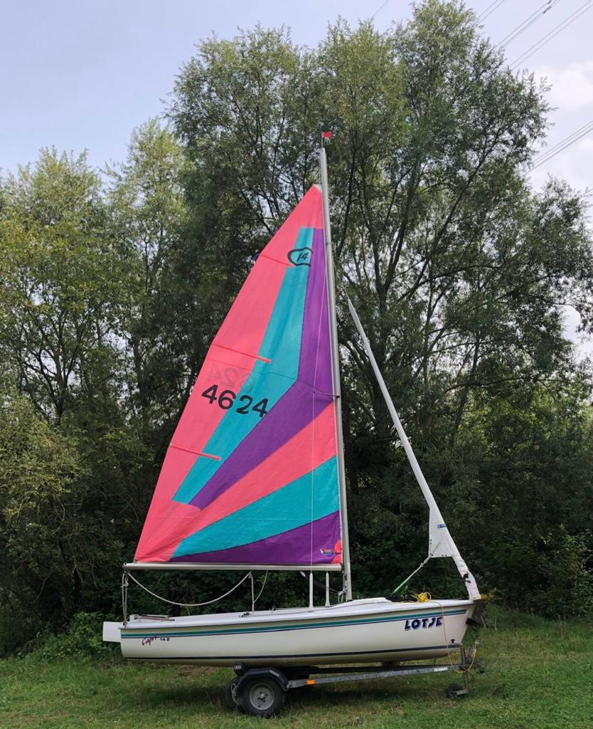 Catalina Capri 14.2 incl. Combitrailer, zonder trailer €700, Ophalen, Gebruikt, Minder dan 15 m², Overige typen