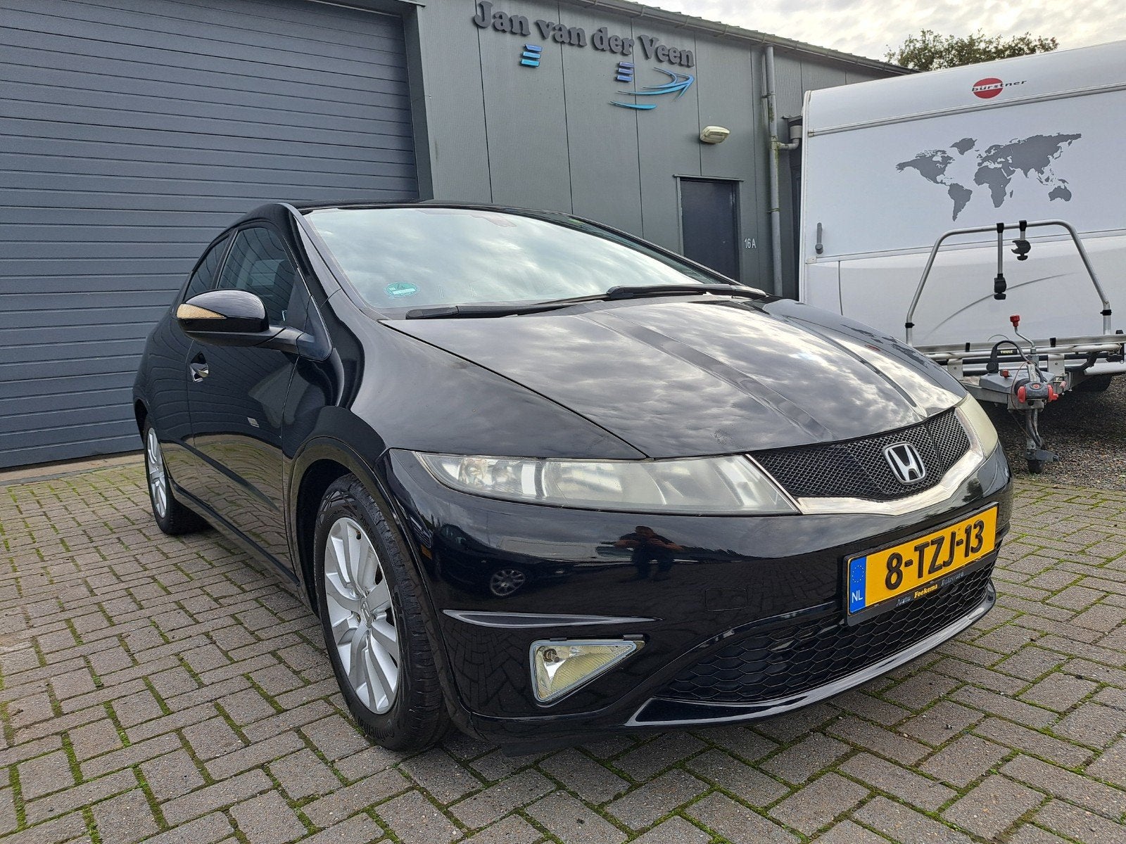 Honda Civic 1.8 Sport/5-Drs/Half leder/Clima/Cuise/Lmv/2011, Auto's, Voorwielaandrijving, 15 km/l, Zwart, 4 cilinders