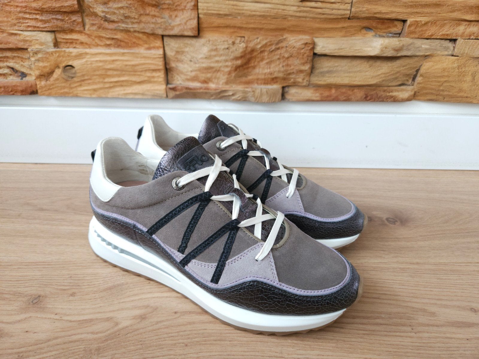 Floris van Bommel sneakers Sumi maat 41 paars schoenen ZGAN, Overige kleuren, Floris van Bommel, Ophalen of Verzenden, Sneakers of Gympen