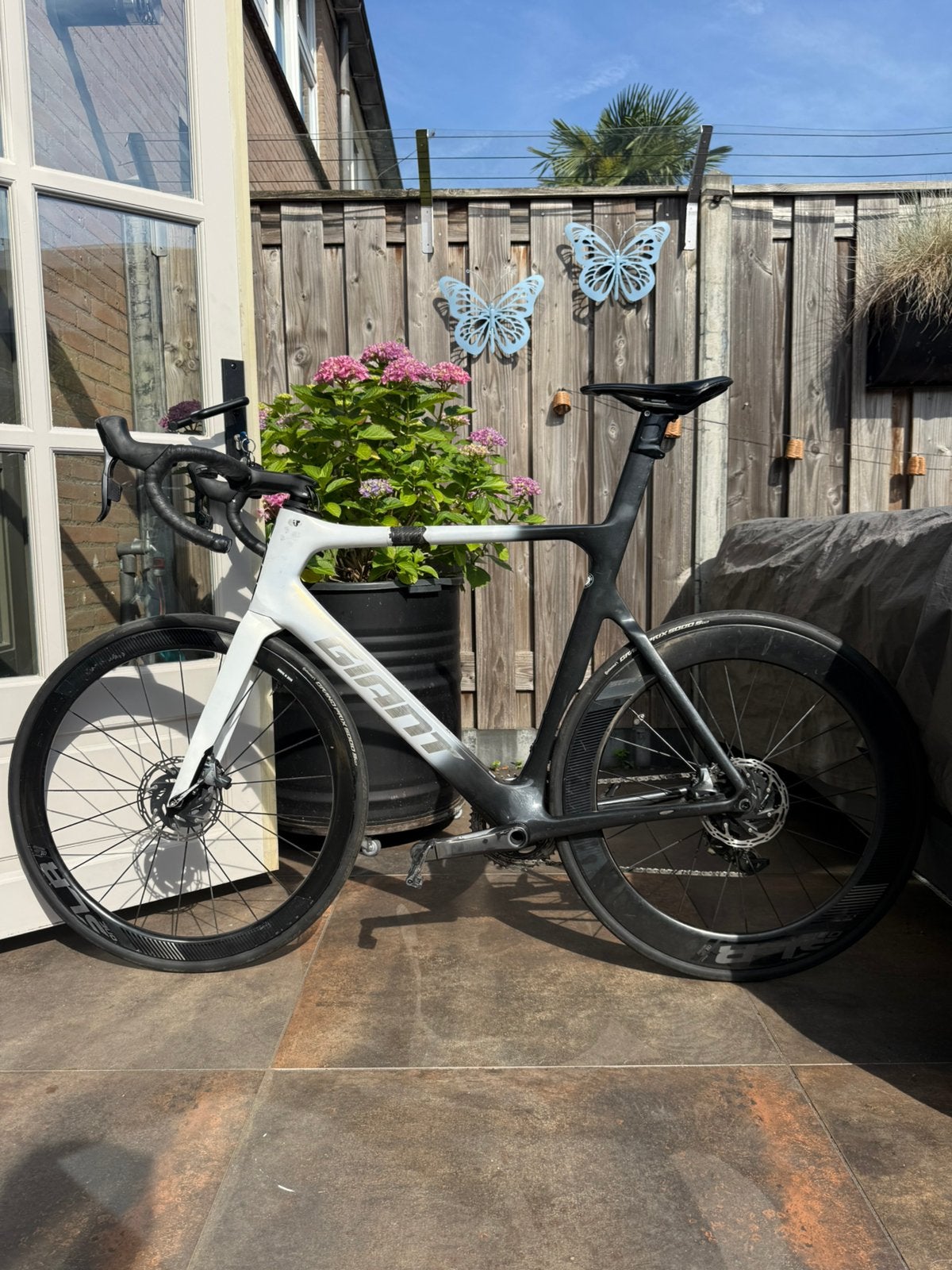 Giant propel advanced SL 1 Disc - Maat XL + Powermeter, Ophalen, 28 inch, Gebruikt, Carbon