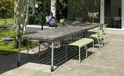 Fermob Luxembourg tuinbank(-en), Ophalen, Zo goed als nieuw, Aluminium