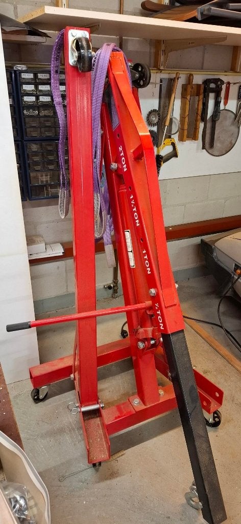 Hydraulische werkplaatskraan 2 ton