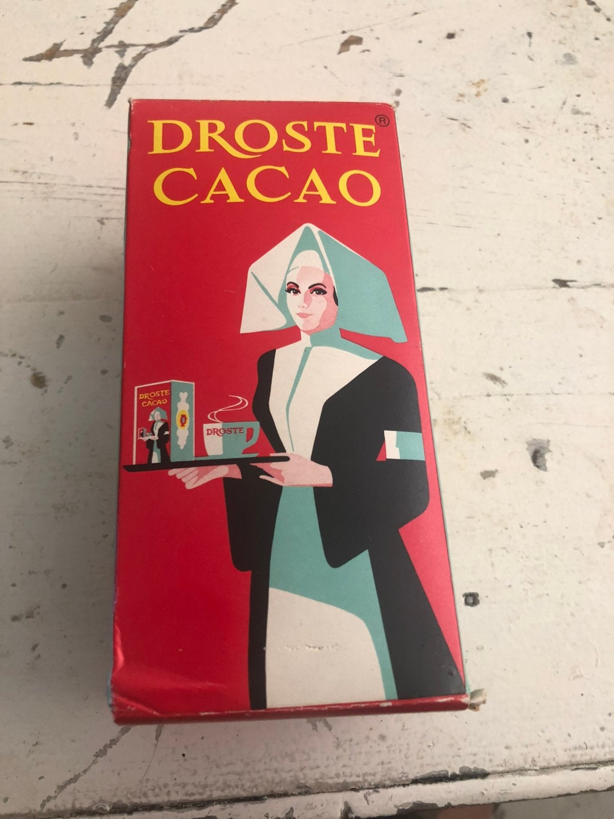 Oud Droste cacao poeder doos, Ophalen of Verzenden, Gebruikt, Overige typen