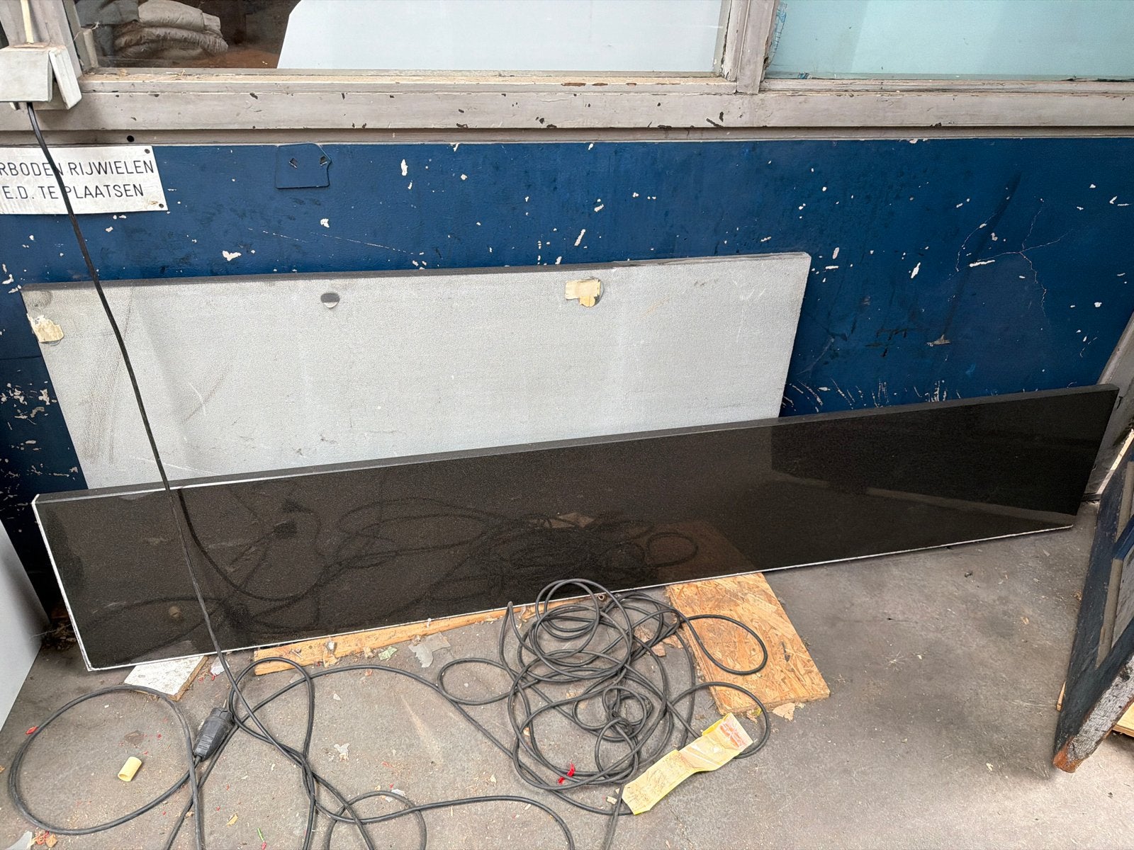 Granieten bladen Indian Black Gratis, Ophalen of Verzenden, Gebruikt