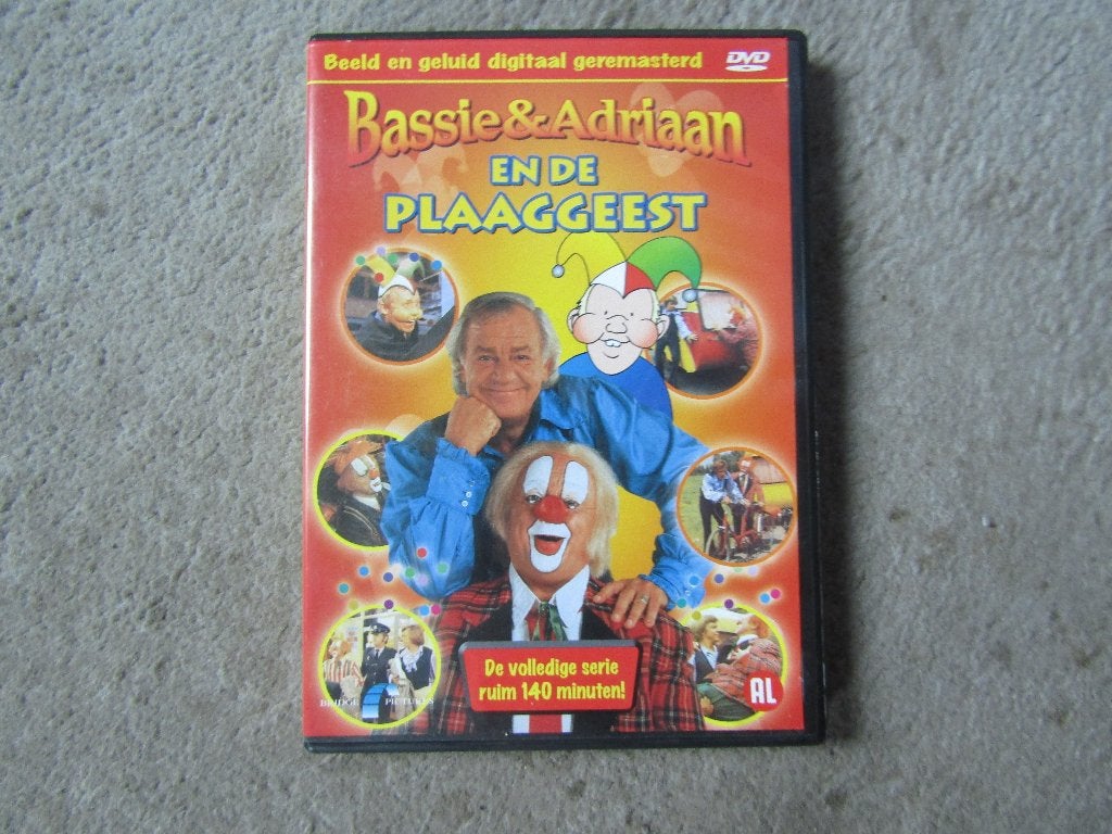 DVD: Bassie en Adriaan en de plaaggeest, Gebruikt, Alle leeftijden, Overige genres, Overige typen