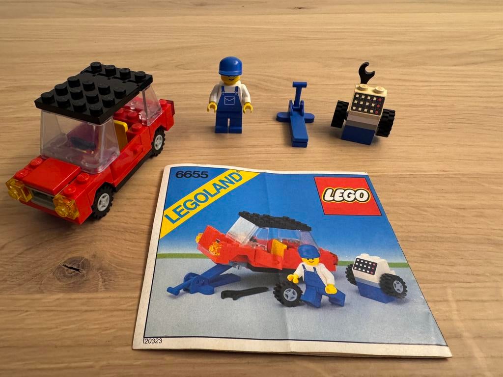 LEGO set 6655 Auto & Tire Repair, Kinderen en Baby's, Speelgoed | Duplo en Lego, Gebruikt, Lego, Ophalen of Verzenden, Compleet