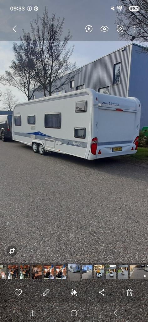 Hobby prestige 650 kinderkamer staat in spanje, Rondzit, Hobby, Airco, Particulier