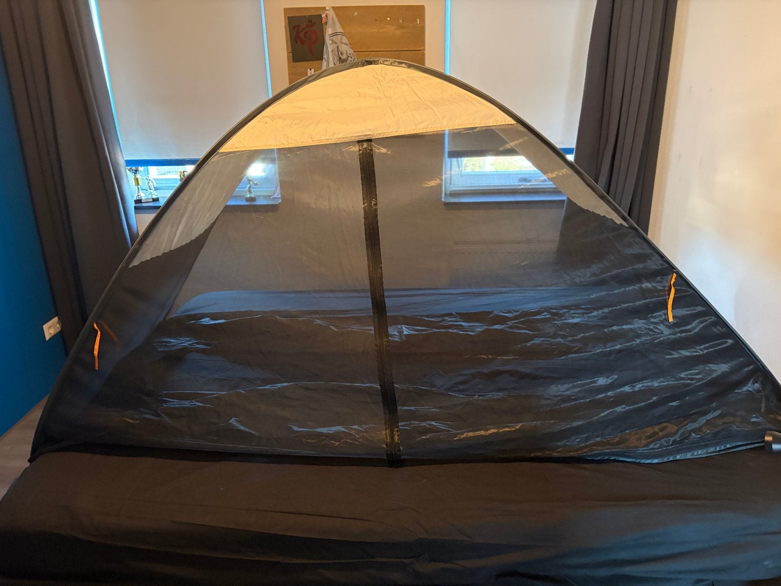 Deryan pop-up bedtent met muggennet, Ophalen, Zo goed als nieuw