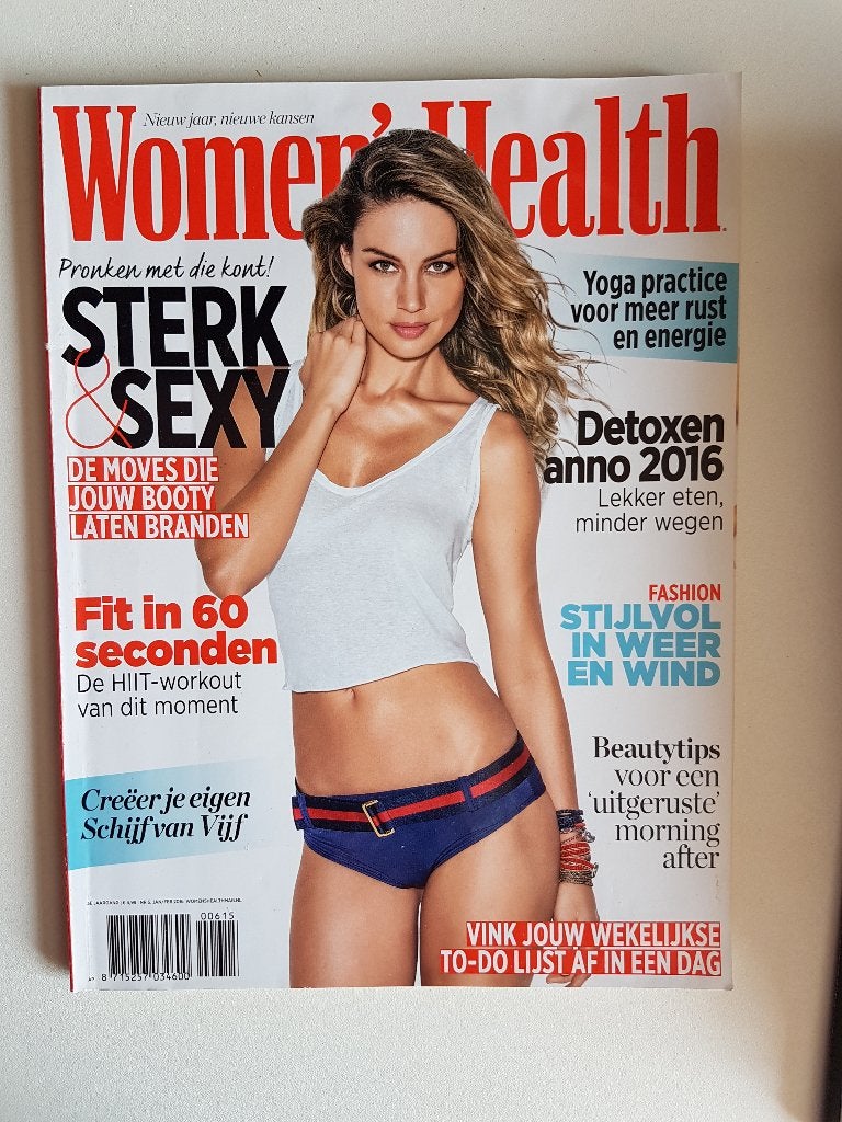 Women's Health 6, januari februari 2016, Ophalen of Verzenden, Zo goed als nieuw