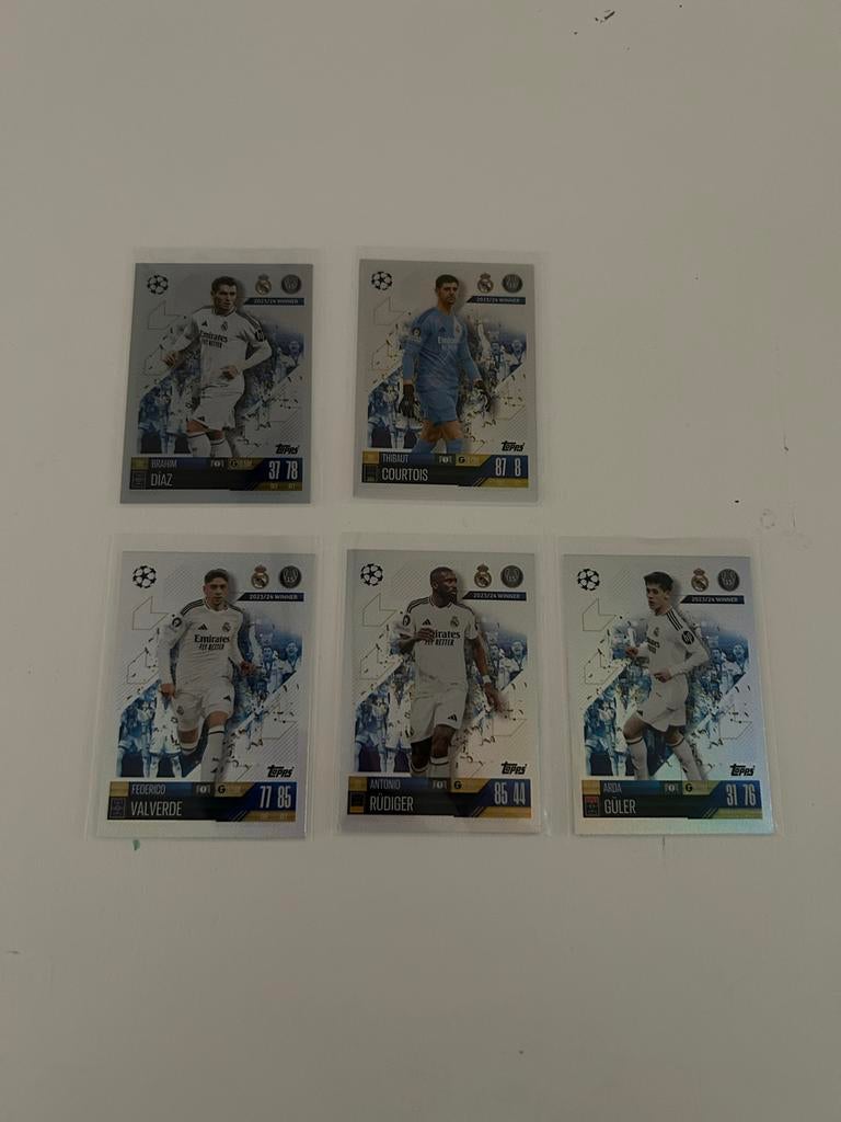 Topps Match Attax Champions League Real Madrid Kaarten, Ophalen of Verzenden, Zo goed als nieuw, Meerdere kaarten