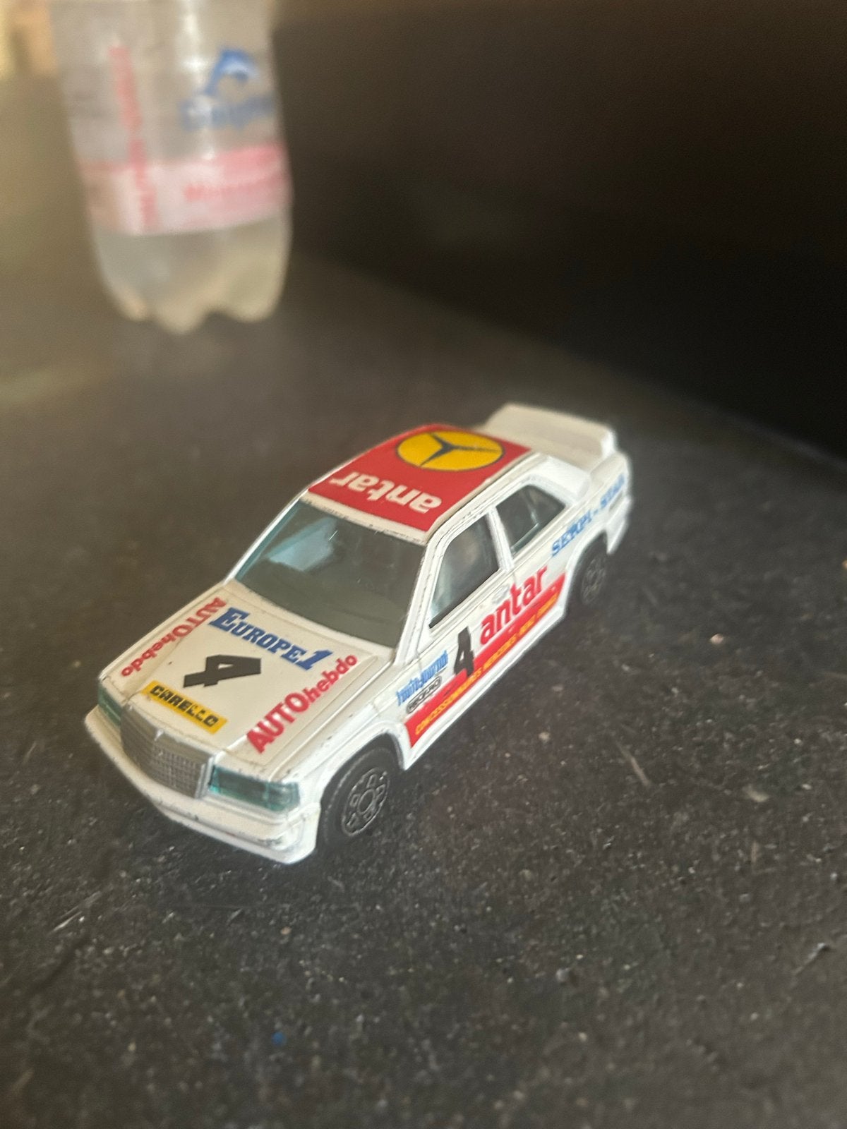 Burago Mercedes 190 E Antar Rally Auto - Vintage Speelgoed, Ophalen, Gebruikt, Auto, Overige merken