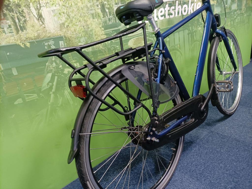 Fietshokje Raaks: Herenfiets blauw, Fietsen en Brommers, Fietsen | Heren | Herenfietsen, Raaks Fietsen, Gebruikt, Versnellingen