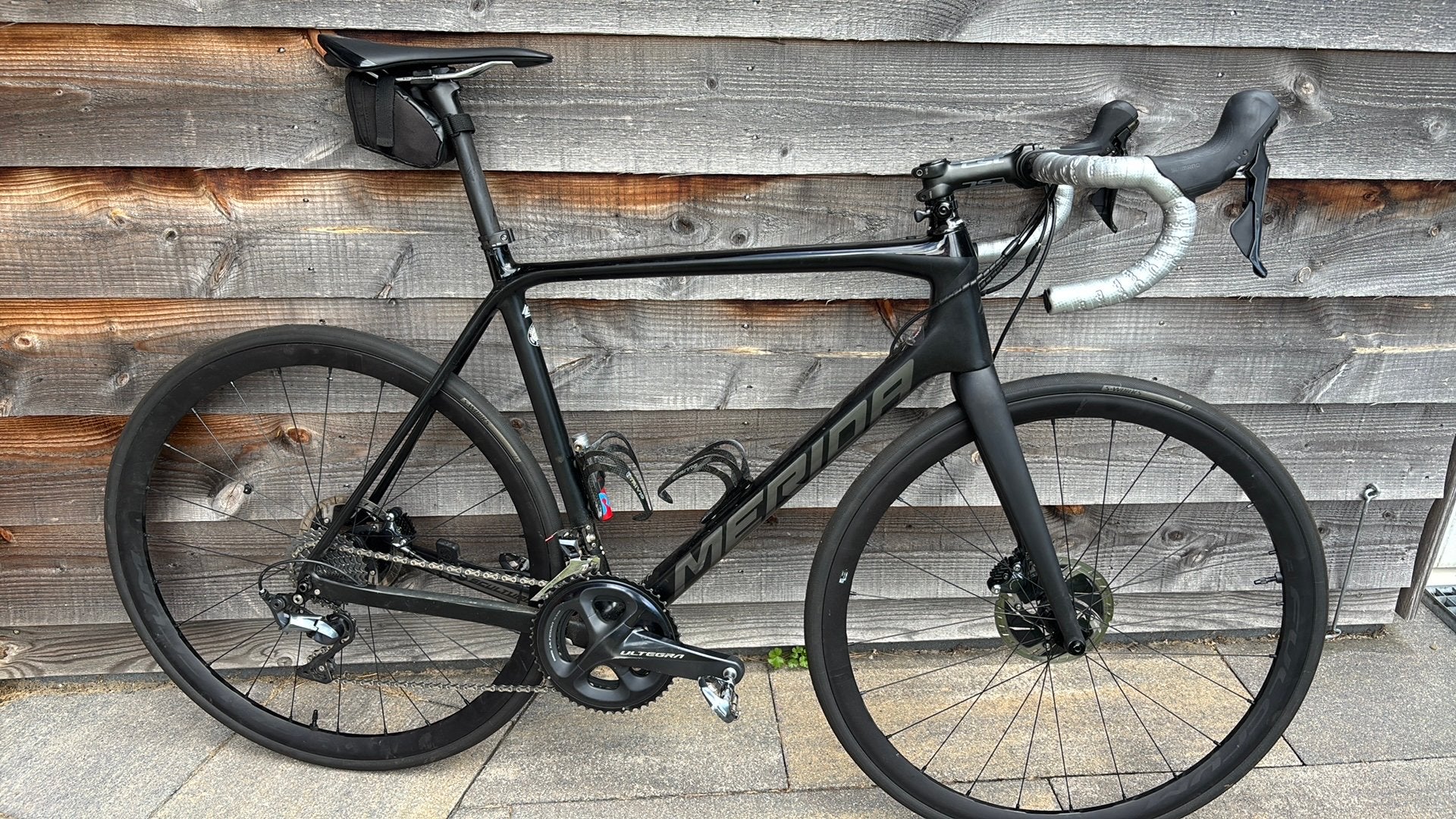 Merida Scultura 9000 carbon disc maat L Shimano Ultegra 2x11, 28 inch, Carbon, Zo goed als nieuw, Meer dan 20 versnellingen