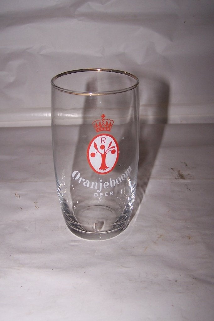Vintage Oranjeboom bierglas. Nwst., Verzamelen, Ophalen of Verzenden, Zo goed als nieuw, Glas of Glazen, Oranjeboom