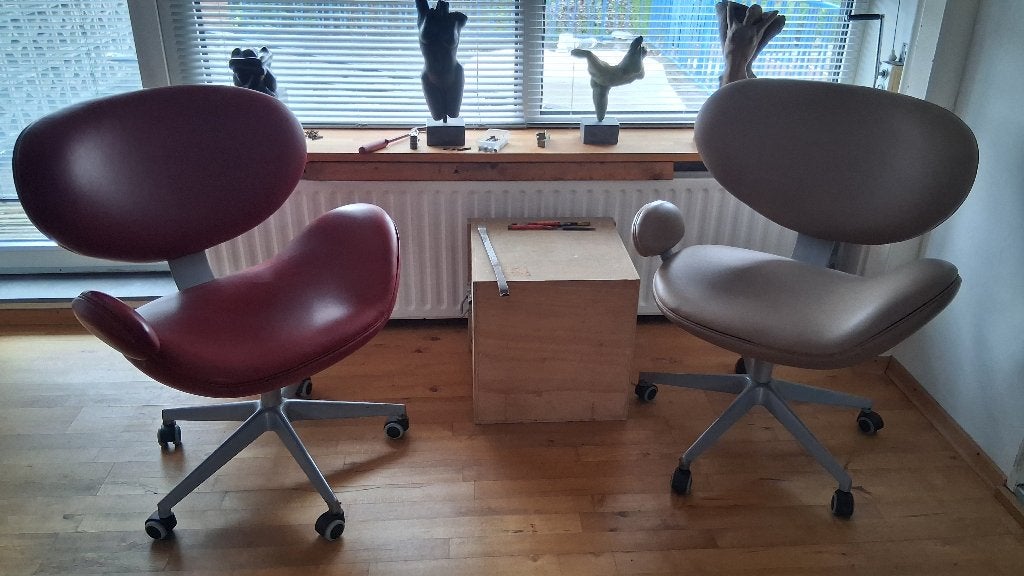 Clubs 2 stuks, Huis en Inrichting, Stoelen, Ophalen, Gebruikt, Overige materialen, Twee