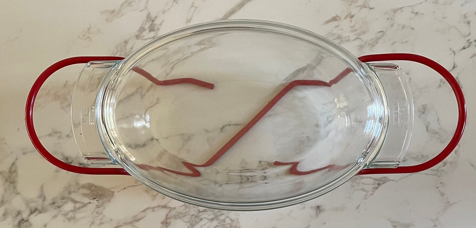 Ovenschaal Pyrex de Corning ca 2 liter, Overige typen, Ophalen, Gebruikt