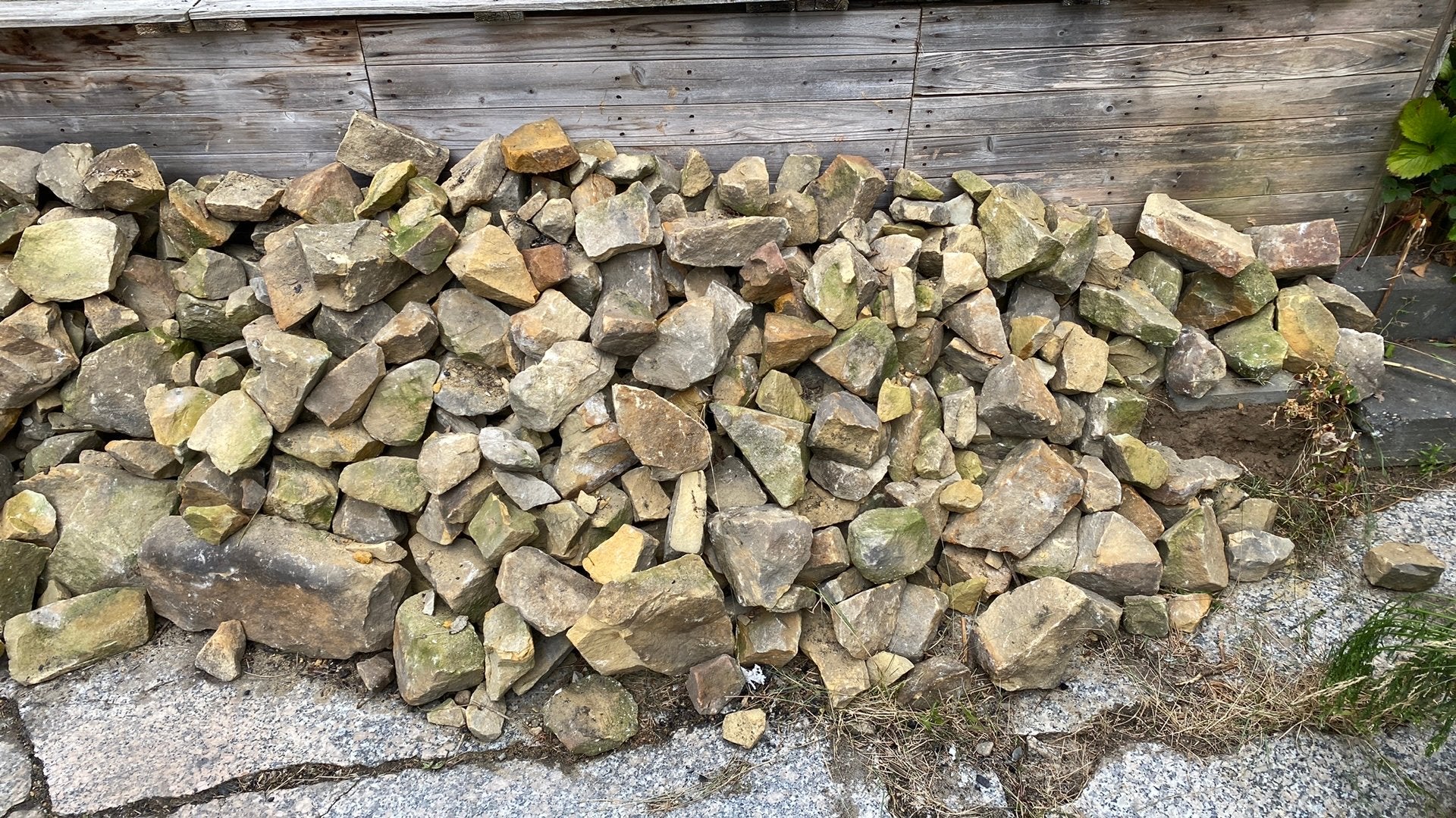 Bentheimer keien, Tuin en Terras, Zandsteen, Geel, Ophalen of Verzenden, Zo goed als nieuw
