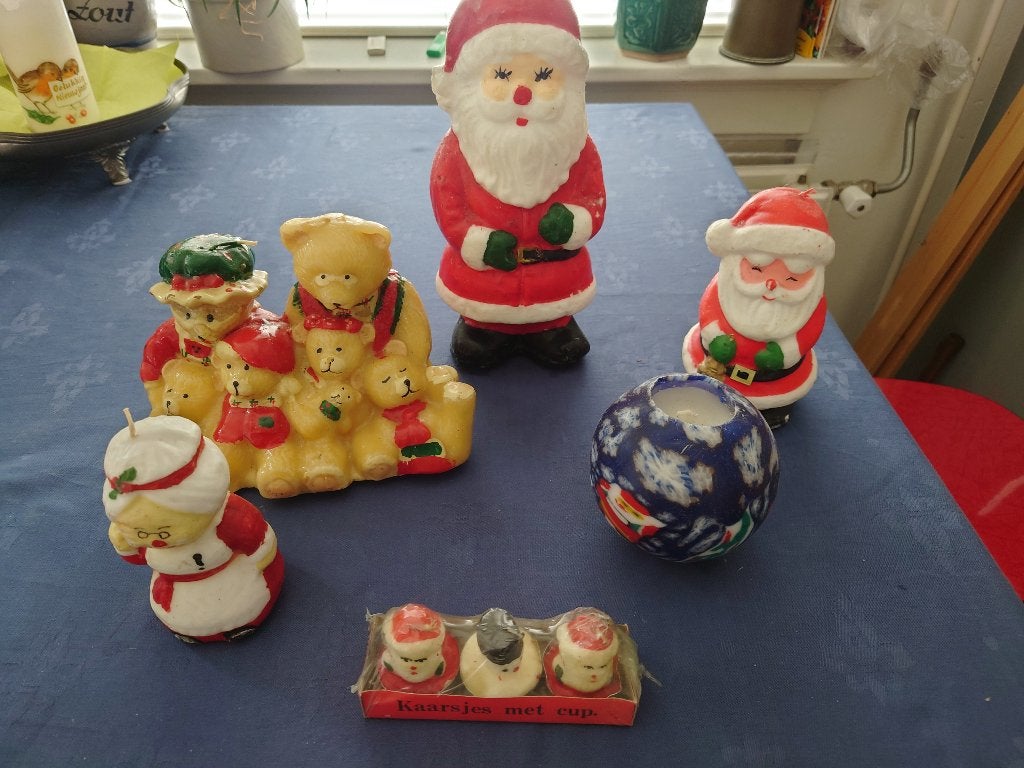 Vintage kerst kaarsen., Ophalen, Nieuw