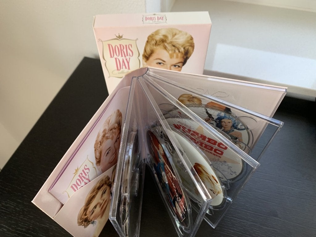 Doris Day Collection 5 DVD Box in vrijwel nieuwstaat, Ophalen, Engels, Alle leeftijden, Nederlands