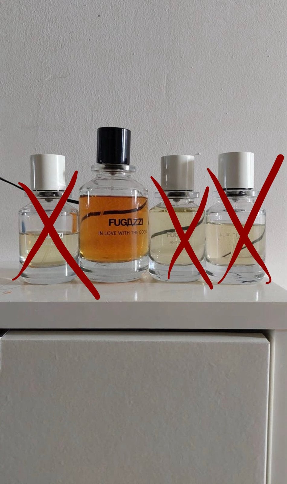 Fugazzi parfume in love with the coco, Ophalen of Verzenden, Zo goed als nieuw, Miniatuur