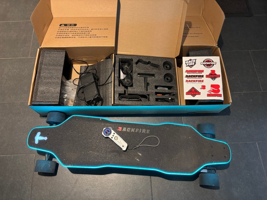 Elektrisch Skateboard Backfire Zealot X Belt Drive, Ophalen of Verzenden, Gebruikt, Skateboard, Longboard