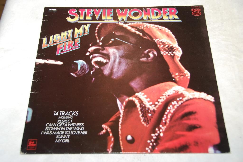 Stevie Wonder – Light My Fire LP Vinyl, Cd's en Dvd's, Vinyl | R&B en Soul, Gebruikt, 1970 - 1979, 12 inch, Soul of Nu Soul