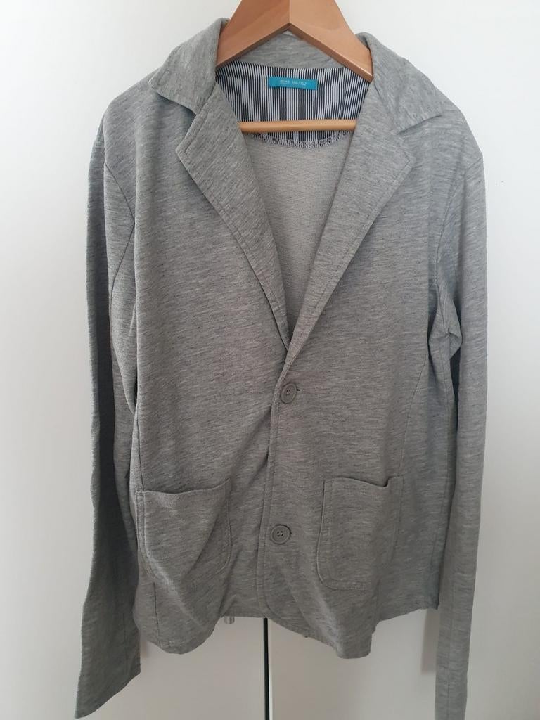 Grijs colbert vestje Hema 146/152, Ophalen of Verzenden, Zo goed als nieuw, Jongen, Trui of Vest