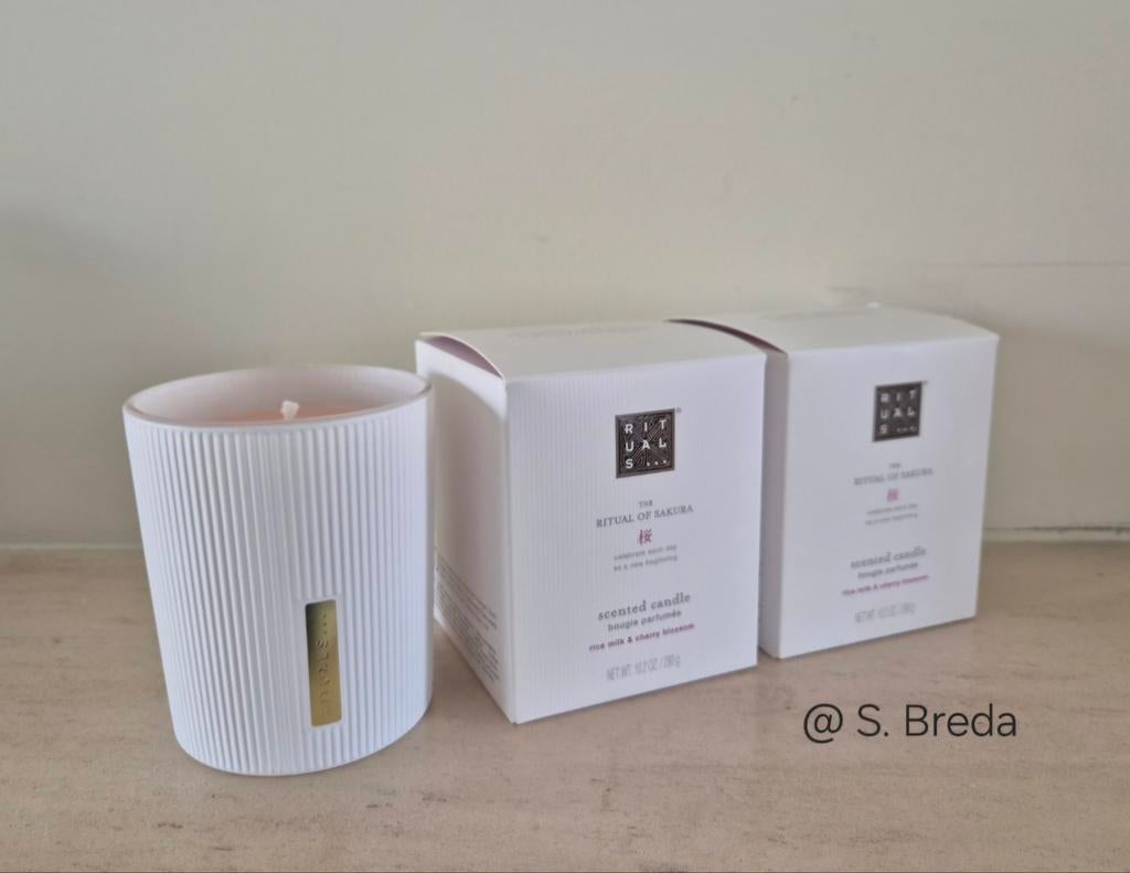 Rituals Geurkaars | Sakura | 290 gram kaars, Ophalen, Overige materialen, Wit, Nieuw