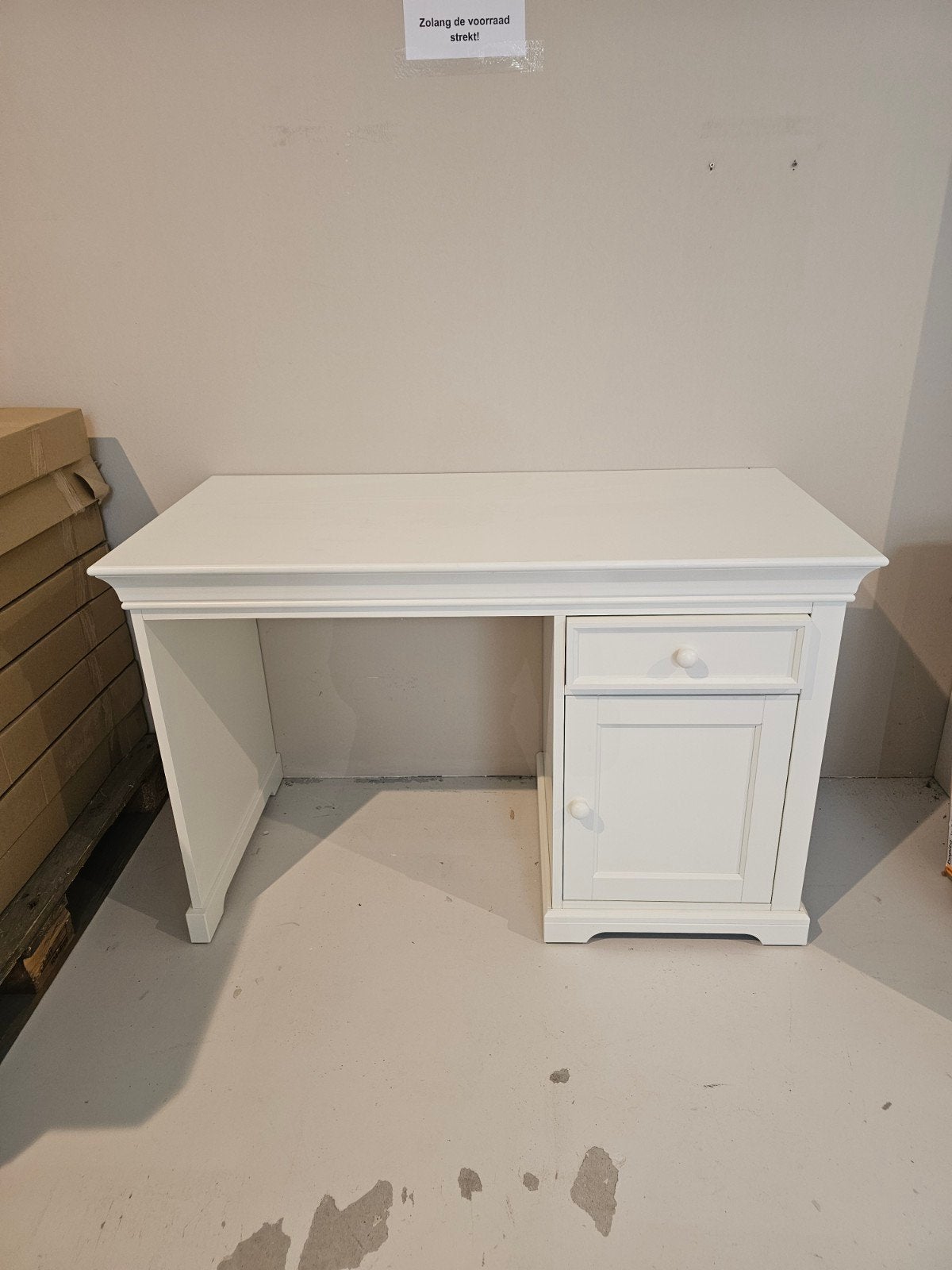 Kidsmill Chateau bureau, wit. Nieuw in doos, Ophalen, Met lades, Kinderbureau, Nieuw
