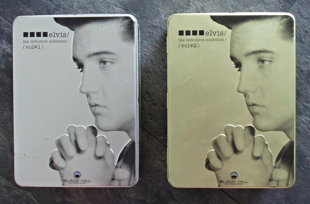 Elvis the Definitive Collection 1 & 2 - 2x Metallbox - 8 DVD, Alle leeftijden, Verzenden, Zo goed als nieuw
