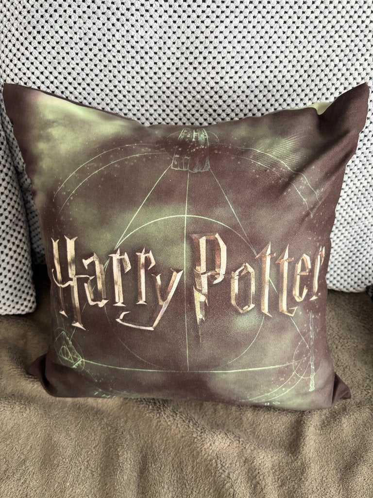 Harry Potter sierkussens, Vierkant, Ophalen of Verzenden, Zo goed als nieuw, Sierkussen