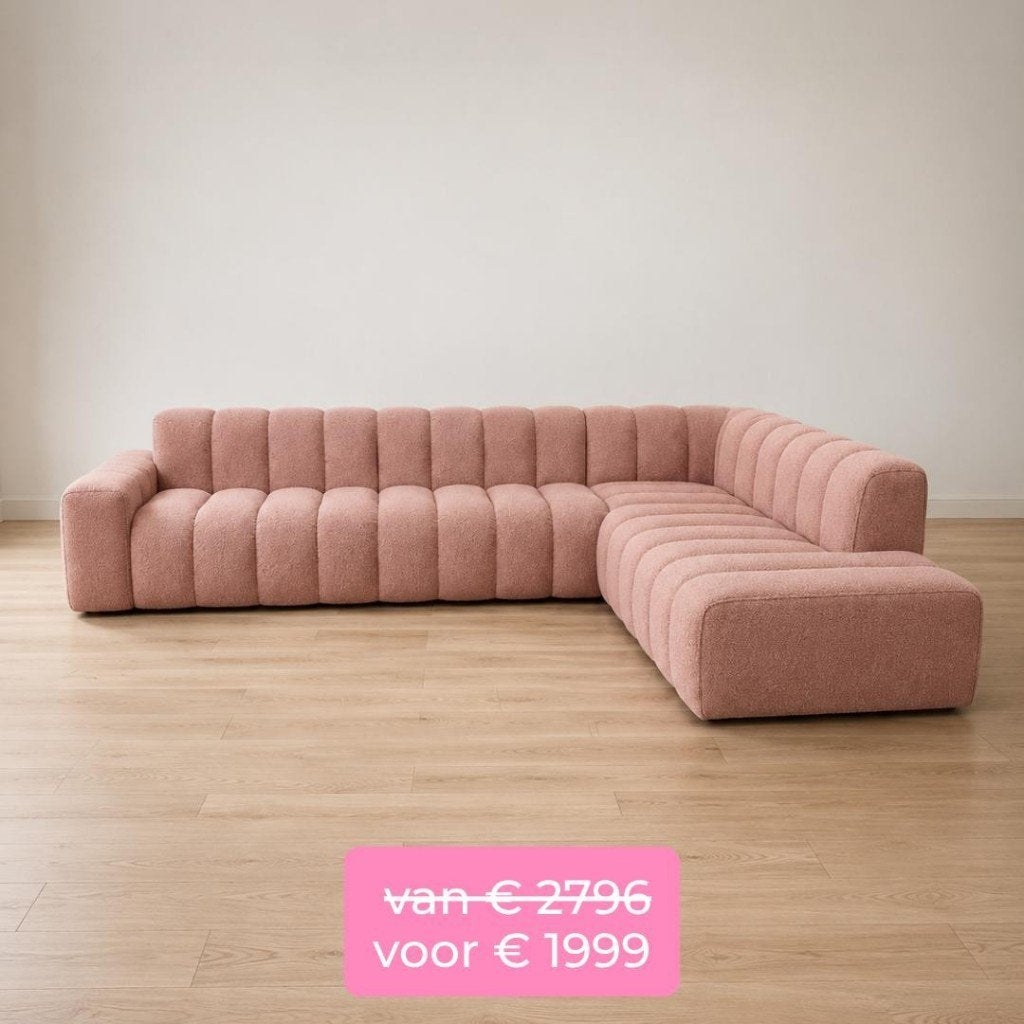 showroommodeluitverkoop 4x6 sofa – KORTINGEN TOT 70%, Huis en Inrichting, Banken | Bankstellen, Ophalen, Hoekbank, Vierpersoons of meer