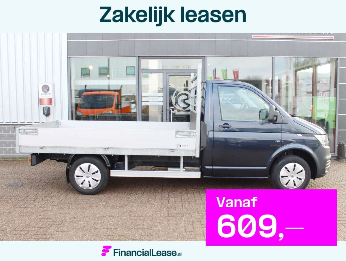 Volkswagen Transporter T6.1 2.0 TDI L2H1 30 Pick-up / Open L, Voorwielaandrijving, Dealer onderhouden, Gebruikt, 4 cilinders