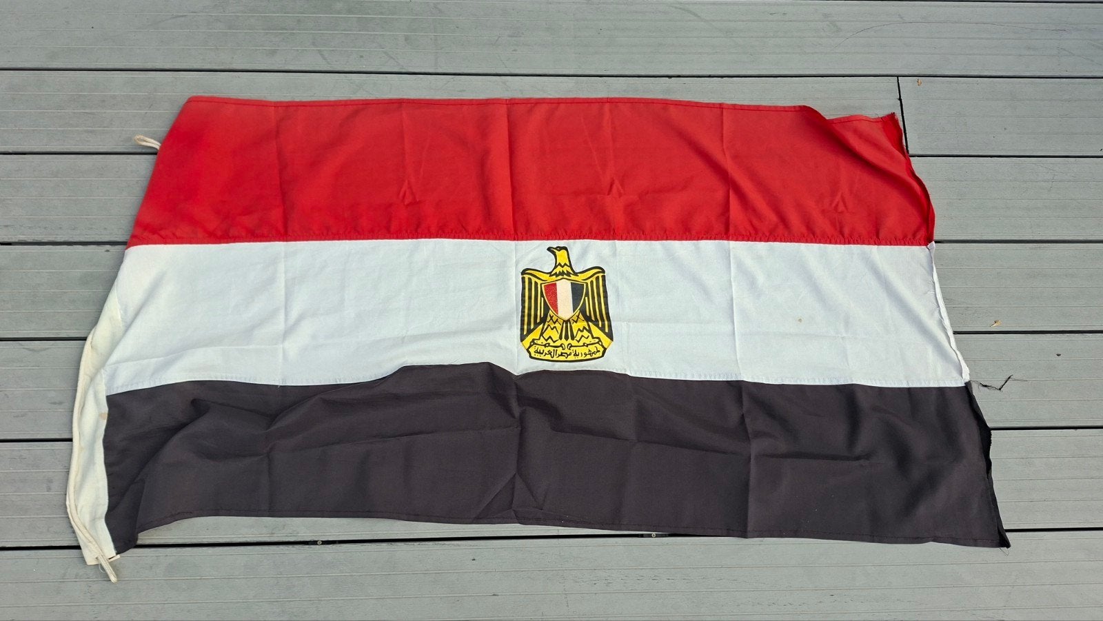 Vlag Egypte, Ophalen, Gebruikt