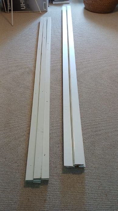 Plinten met en zonder kraal, Minder dan 25 mm, Ophalen of Verzenden, Zo goed als nieuw, 200 tot 250 cm