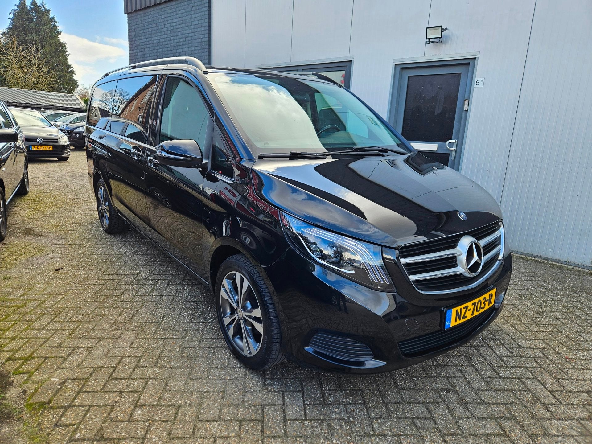 Mercedes-Benz V-klasse 220d Lang Avantgarde 6 pers Bj 2017, Auto's, Mercedes-Benz, Automaat, Gebruikt, 2000 kg, Bedrijf