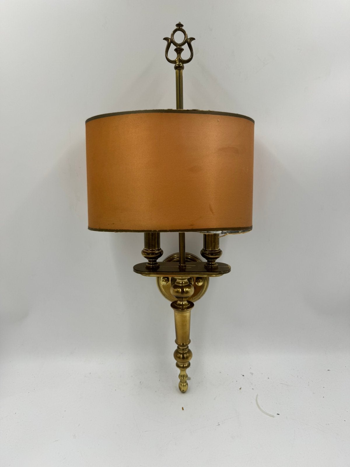 Vintage Messing Bouillotte Muurlamp – Klassieke Blikvanger, Ophalen of Verzenden