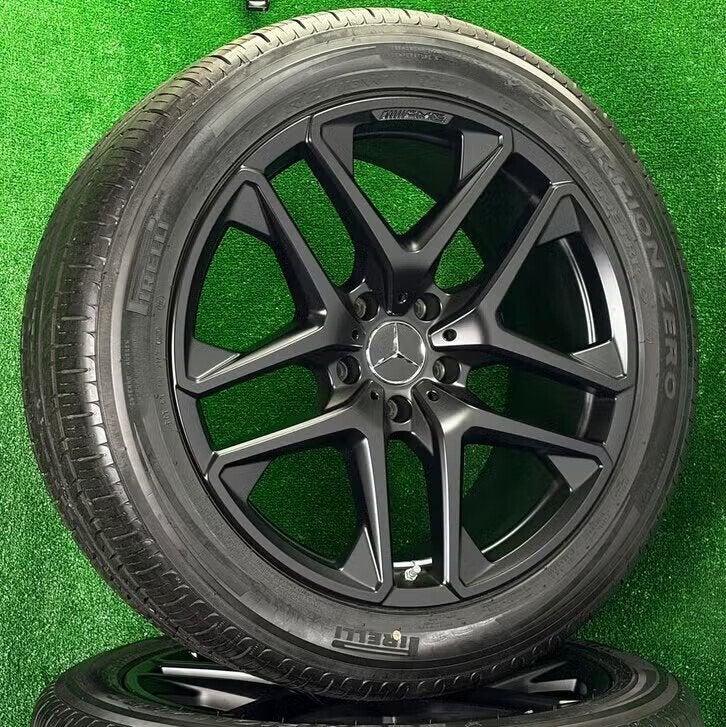 Originele 21 inch Mercedes AMG velgen banden G-klasse W463, Auto-onderdelen, Gebruikt, 285 mm, Banden en Velgen, Germany