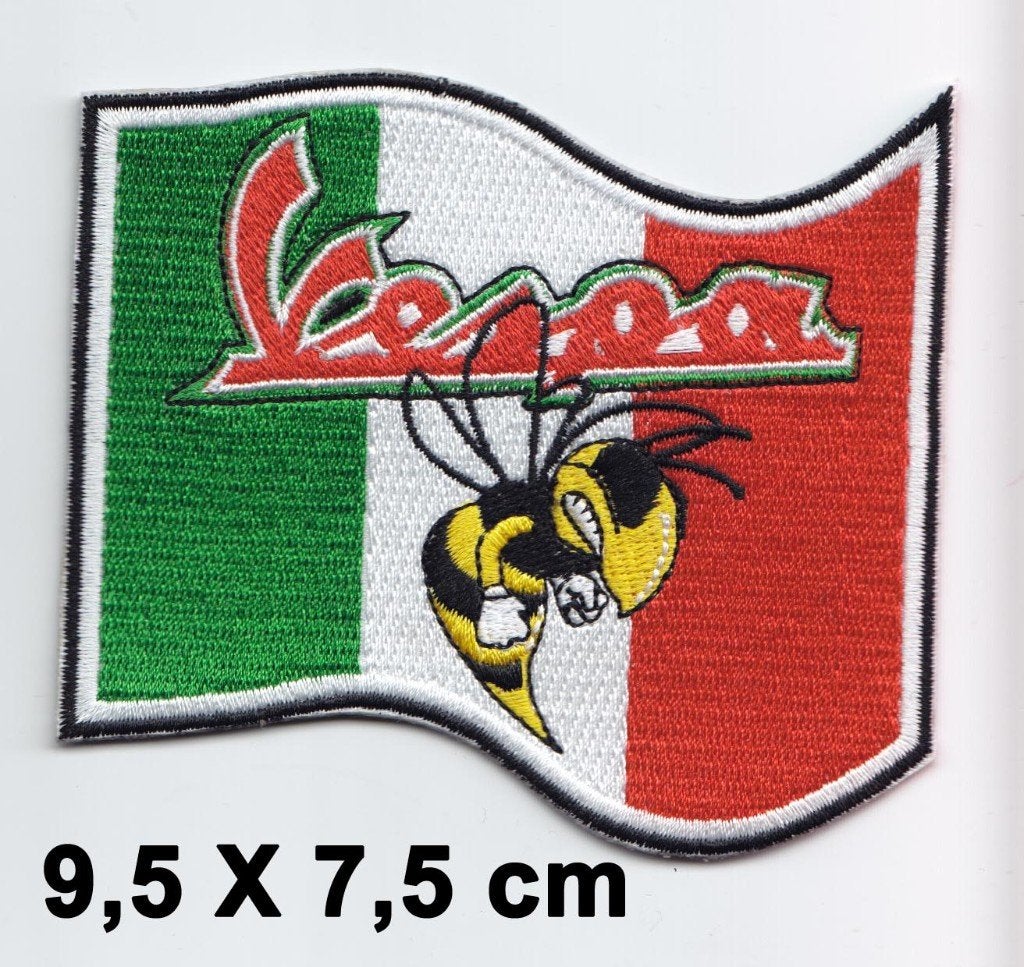 VESPA Ital vlag PATCH voor LX 50 125 200 300 PX GTS, Verzenden, Nieuw, Overige typen, Vespa
