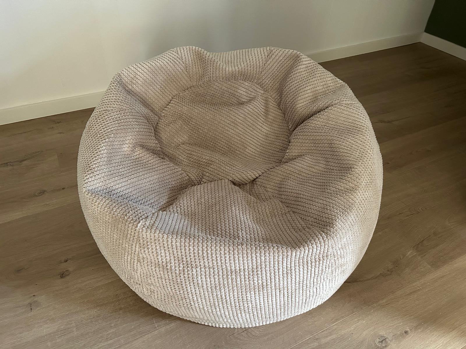 Zitzak Big Bertha, Ophalen of Verzenden, Nieuw, Beige, Zitzak