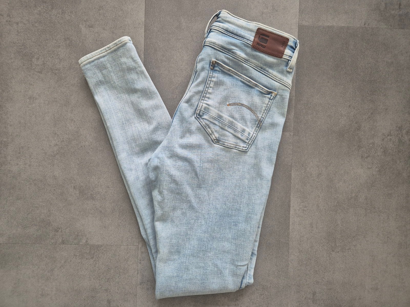 G-Star RAW Lhana skinny jeans 27-32, Ophalen, Zo goed als nieuw, Blauw, W27 (confectie 34) of kleiner
