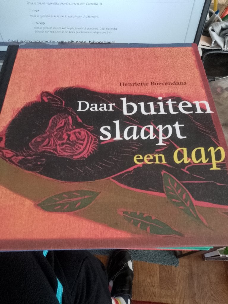 BOEK DAAR BUITEN SLAAPT EEN AAP  BOERENDANS, Boeken, Ophalen of Verzenden, Zo goed als nieuw