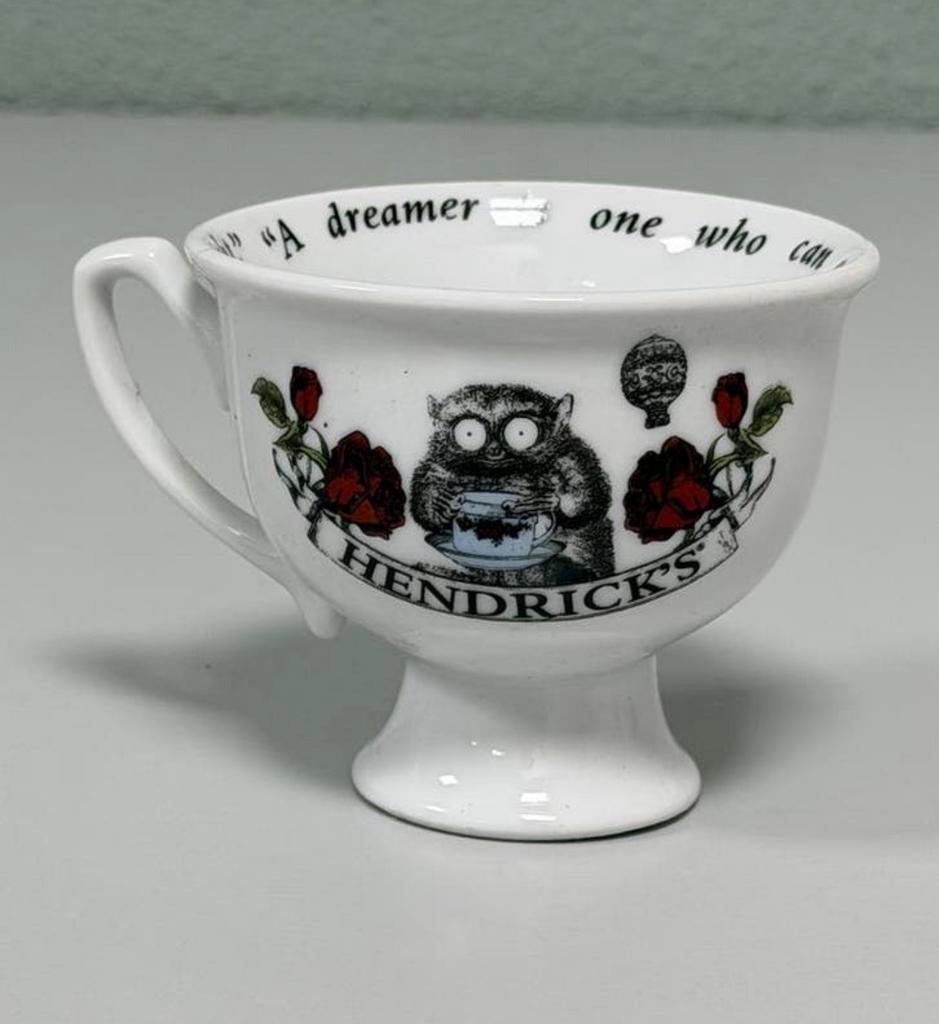 Hendrick’s Gin theekopje theekop kopje met Oscar Wilde quote, Ophalen of Verzenden