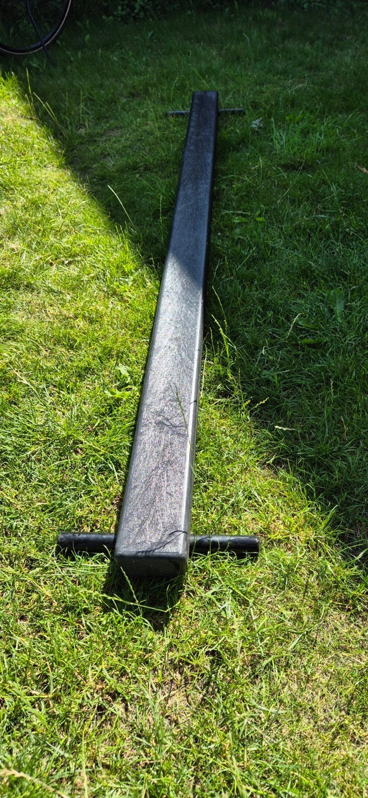 Turnbalk 2 meter - Ideaal voor thuis trainen, Ophalen of Verzenden, Gebruikt, Zwart, Materiaal