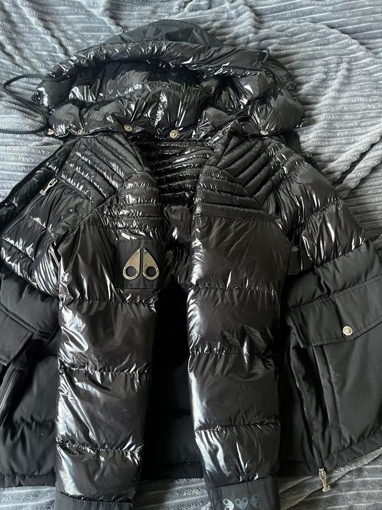 Originele moose knuckles jas, Ophalen of Verzenden, Zo goed als nieuw, Maat 48/50 (M), Zwart