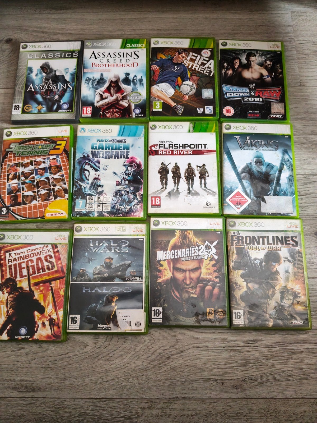 Fifa street, assassins creed enz Xbox 360, 1 speler, Ophalen of Verzenden, Zo goed als nieuw
