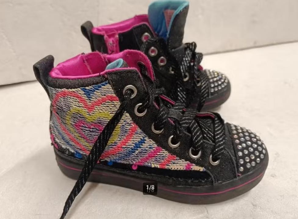 Skechers flip kicks meisjes schoenen maat 27, Gebruikt, Meisje, Schoenen, Ophalen of Verzenden