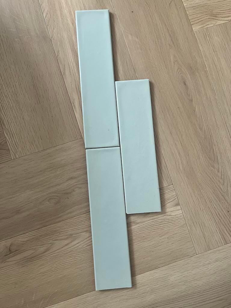 Salie Groene Wandtegels 7,5x30 cm - 9m², Ophalen, Zo goed als nieuw