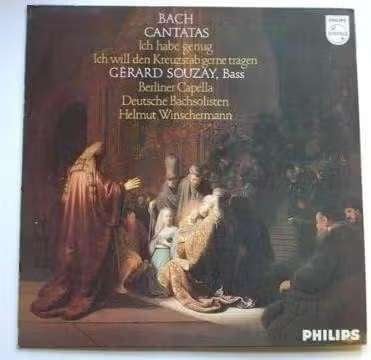 LP Bach - Gérard Souzay / Cantatas SAL 3767 Vinyl Elpee, LP, Overige typen, Ophalen of Verzenden, 12 inch
