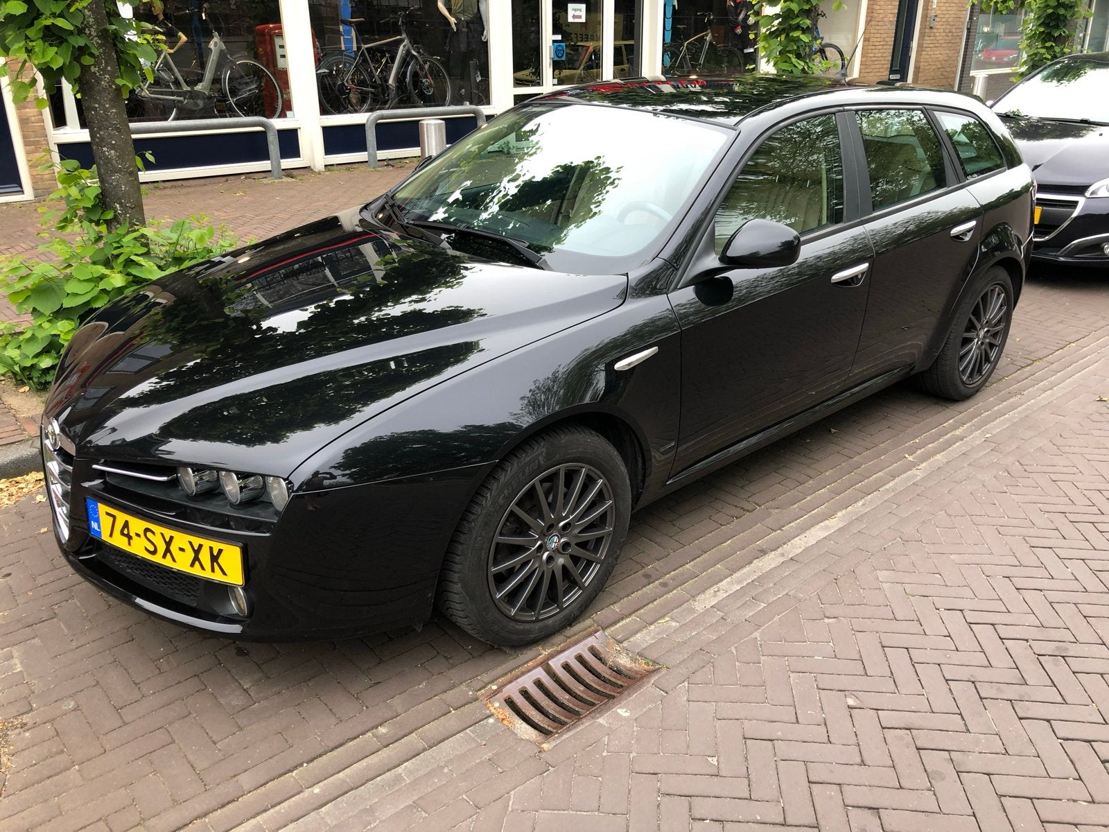 Alfa Romeo 159 2.2 JTS SW 2006 Zwart loop of sloop, Auto's, Voorwielaandrijving, Beige, 4 cilinders, Zwart